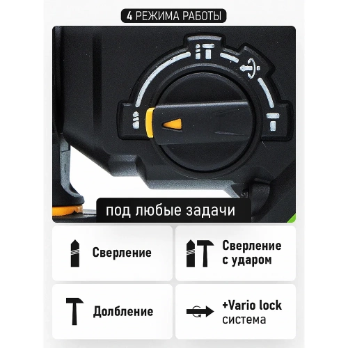 Перфоратор аккумуляторный бесщеточный PROCRAFT 20В 2,8 Дж, без АКБ и ЗУ PHA30 фото 5 Перфоратор аккумуляторный бесщеточный PROCRAFT 20В 2,8 Дж, без АКБ и ЗУ PHA30 фото 5