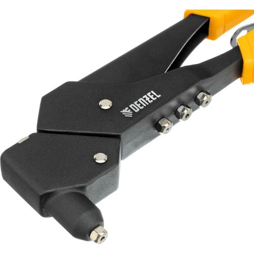 Заклепочник Denzel ручной, 285 мм, поворотный, 0-360, заклепки 2,4-3,2-4,0-4,8 мм 40442 фото 10 Заклепочник Denzel ручной, 285 мм, поворотный, 0-360, заклепки 2,4-3,2-4,0-4,8 мм 40442 фото 10