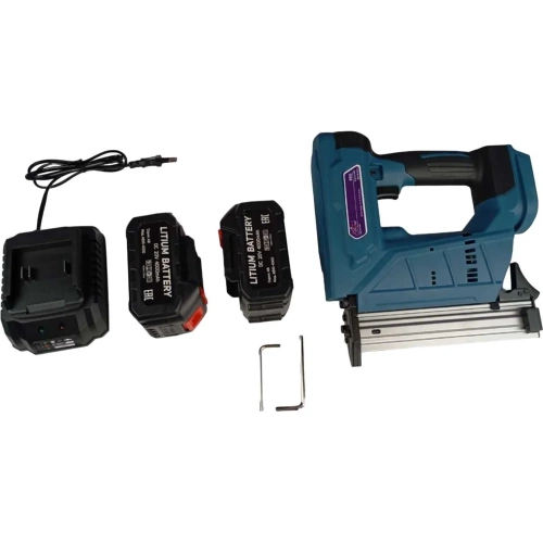 Степлер аккумуляторный AktiTool для гвоздей ES11 (15-30 мм, 20 В, 2 Li-ion аккум. 4000 mAh) 101308 фото 3