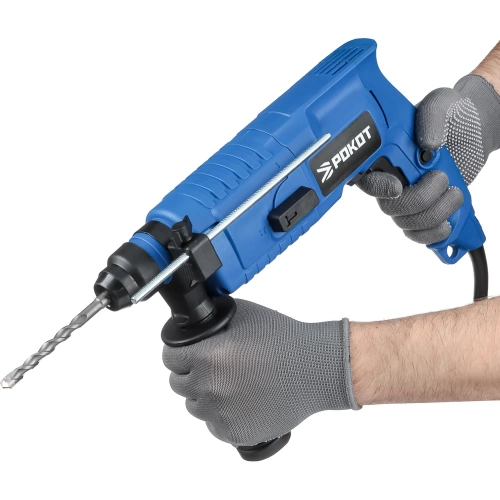 Перфоратор электрический РОКОТ ПРГ-20/720, 720Вт, горизонт., SDS plus (кейс) 664-271 фото 7 Перфоратор электрический РОКОТ ПРГ-20/720, 720Вт, горизонт., SDS plus (кейс) 664-271 фото 7