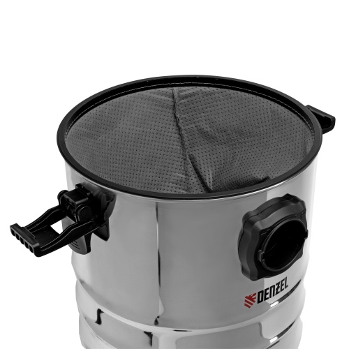 Пылесос строительный RVC30, 1400 Вт, бак 30 л, шланг 3 м, розетка с автосинхр. Denzel фото 14