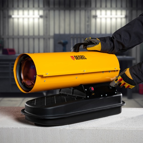 Дизельная тепловая пушка DHG-10, 10 кВт, 300 м3/ч, прямой нагрев Denzel фото 21