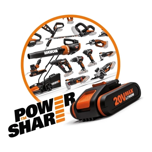 Аккумуляторная угловая шлифмашина WORX кейс WX800 фото 4 Аккумуляторная угловая шлифмашина WORX кейс WX800 фото 4