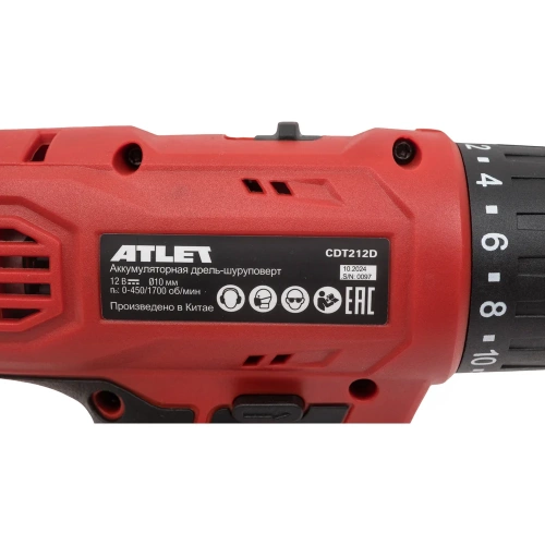 Аккумуляторная дрель-шуруповерт ATLET CDT212D фото 5