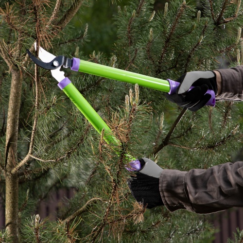 Сучкорез прямого реза, 520 мм, стальные обрезиненные рукоятки, Palisad фото 9