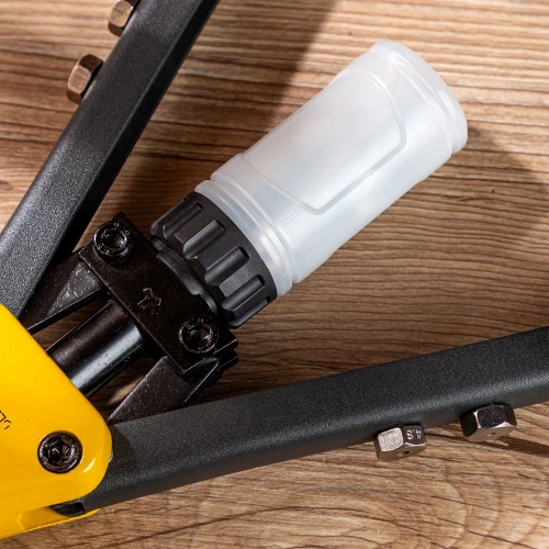 Двуручный заклепочник DELI DL236913 330мм, носовая часть из хромомолибденовой стали, сменные насадки 2,4–3,2–4,0–4,8–6,4 мм 98414 фото 7