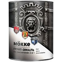 Грунт-эмаль алкидно-уретановая Mokke 00979 3 в 1 белая 0,9 кг