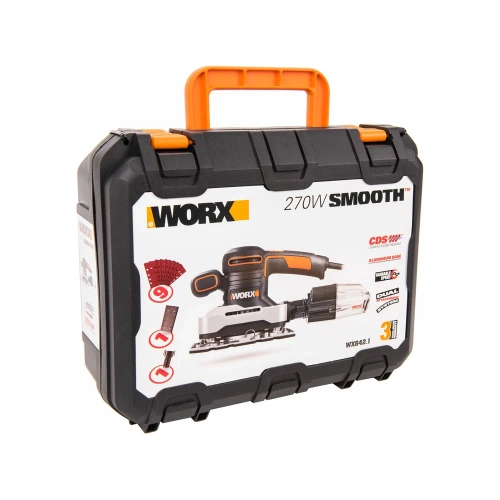 Электрическая виброшлифмашина WORX 270 Вт WX642.1 фото 11 Электрическая виброшлифмашина WORX 270 Вт WX642.1 фото 11