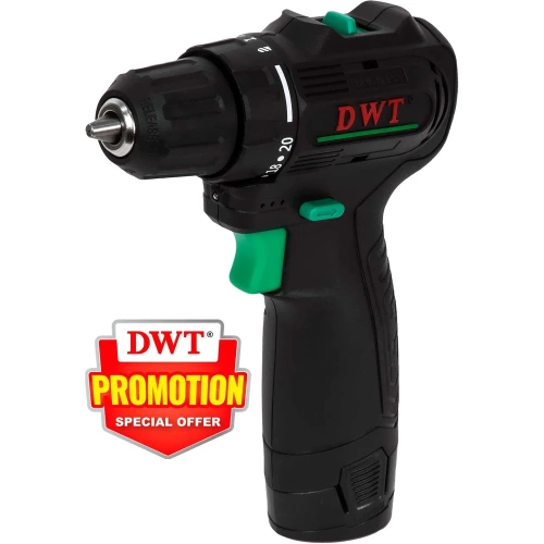 Бесщеточная аккумуляторная дрель-шуруповерт DWT ABSP-12 DN-2 BMC фото 11 Бесщеточная аккумуляторная дрель-шуруповерт DWT ABSP-12 DN-2 BMC фото 11