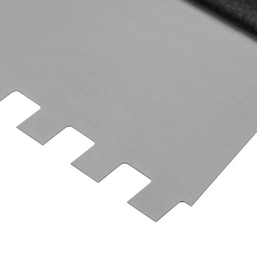 Шпатель из нержавеющей стали, 450 мм, зуб 8 х 8 мм, пластмассовая ручка Сибртех фото 3