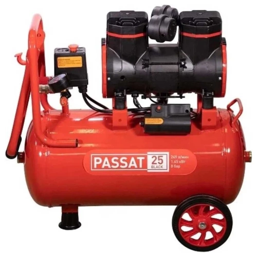 Компрессор Aurora PASSAT-25 BLACK тихий, без масла 24л, 249л/мин, 1.45кВт 31399 фото 5 Компрессор Aurora PASSAT-25 BLACK тихий, без масла 24л, 249л/мин, 1.45кВт 31399 фото 5