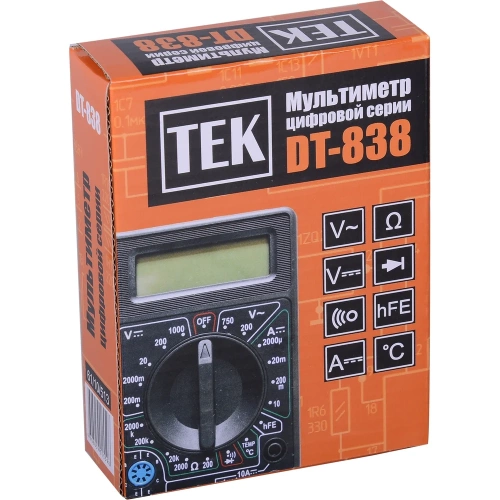 Мультиметр Ресанта ТЕК DT 838 61/10/513 фото 11