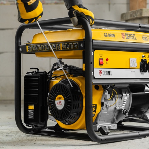 Генератор бензиновый GE 8900, 8.5 кВт, 220 В/50 Гц, 25 л, ручной старт Denzel фото 15 Генератор бензиновый GE 8900, 8.5 кВт, 220 В/50 Гц, 25 л, ручной старт Denzel фото 15