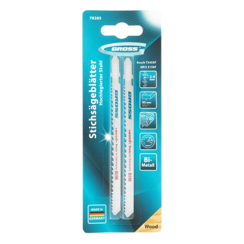 Полотна для электролобзика  Profi, 2 шт, ( 3156F-T345XF ) Gross фото 5